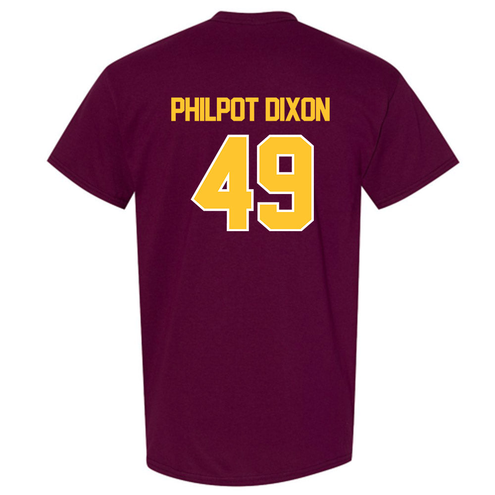 Central Michigan - NCAA Football : Jason Philpot Dixon - Classic Shersey T-Shirt-1