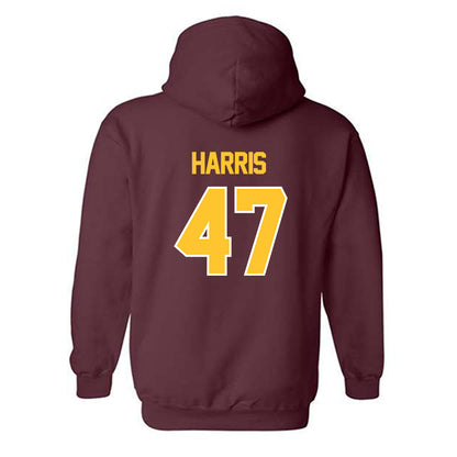 Central Michigan - NCAA Football : Jayel Harris - Classic Shersey Hooded Sweatshirt-1
