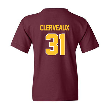 Central Michigan - NCAA Football : Jayden Clerveaux - Classic Shersey Youth T-Shirt-1