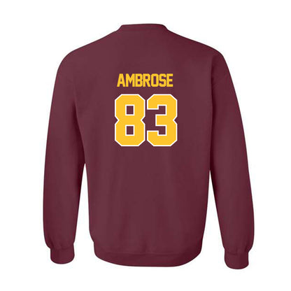 Central Michigan - NCAA Football : Travis Ambrose - Classic Shersey Crewneck Sweatshirt-1