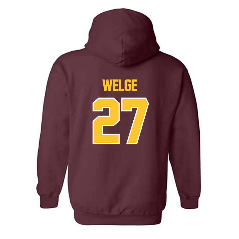 Central Michigan - NCAA Women's Soccer : Paislee Welge - Classic Shersey Hooded Sweatshirt-1