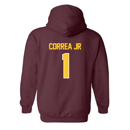 Central Michigan - NCAA Baseball : Miguel Correa Jr - Classic Shersey Hooded Sweatshirt-1
