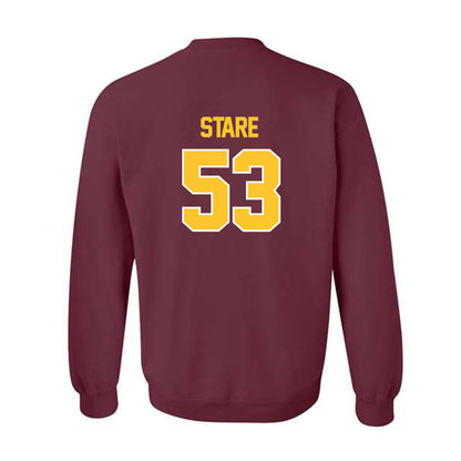 Central Michigan - NCAA Football : Collin Stare - Classic Shersey Crewneck Sweatshirt-1