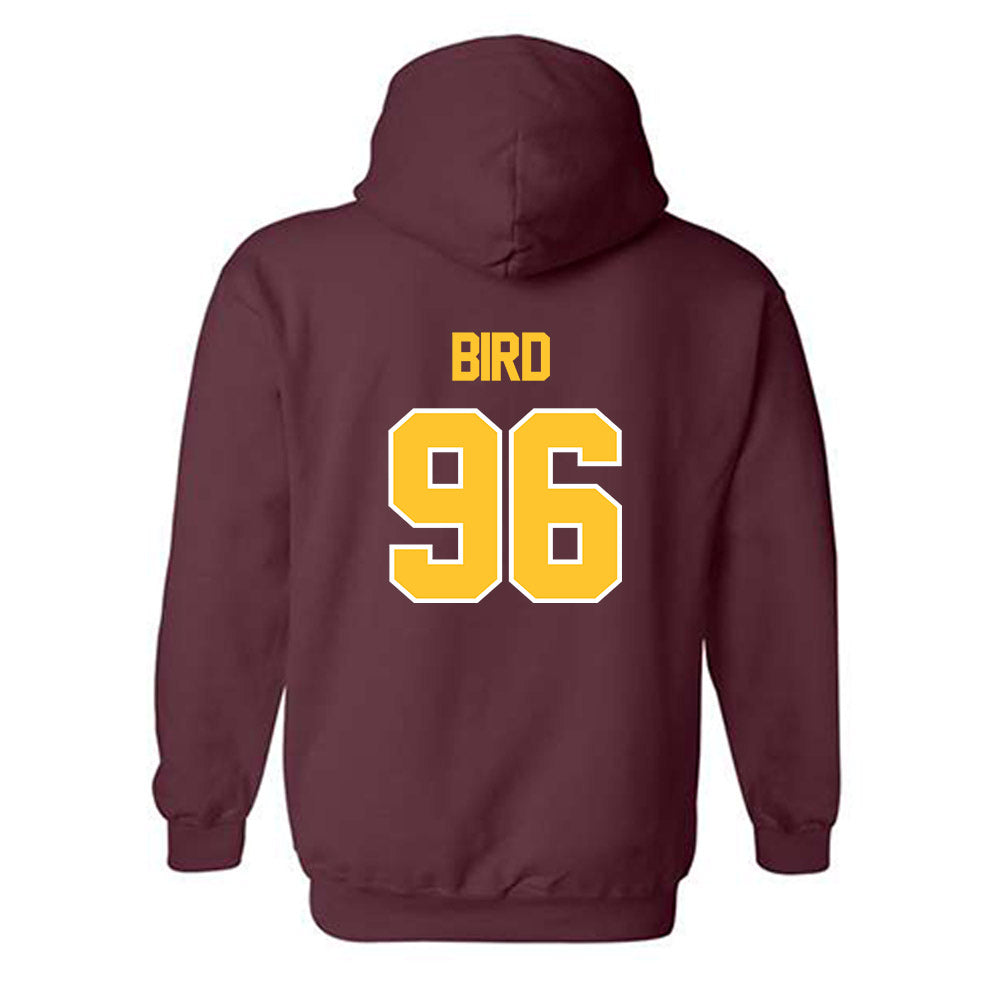 Central Michigan - NCAA Football : Quavion Bird - Classic Shersey Hooded Sweatshirt-1