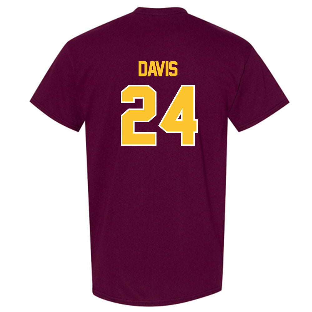 Central Michigan - NCAA Women's Basketball : Indya Davis - Classic Shersey T-Shirt-1