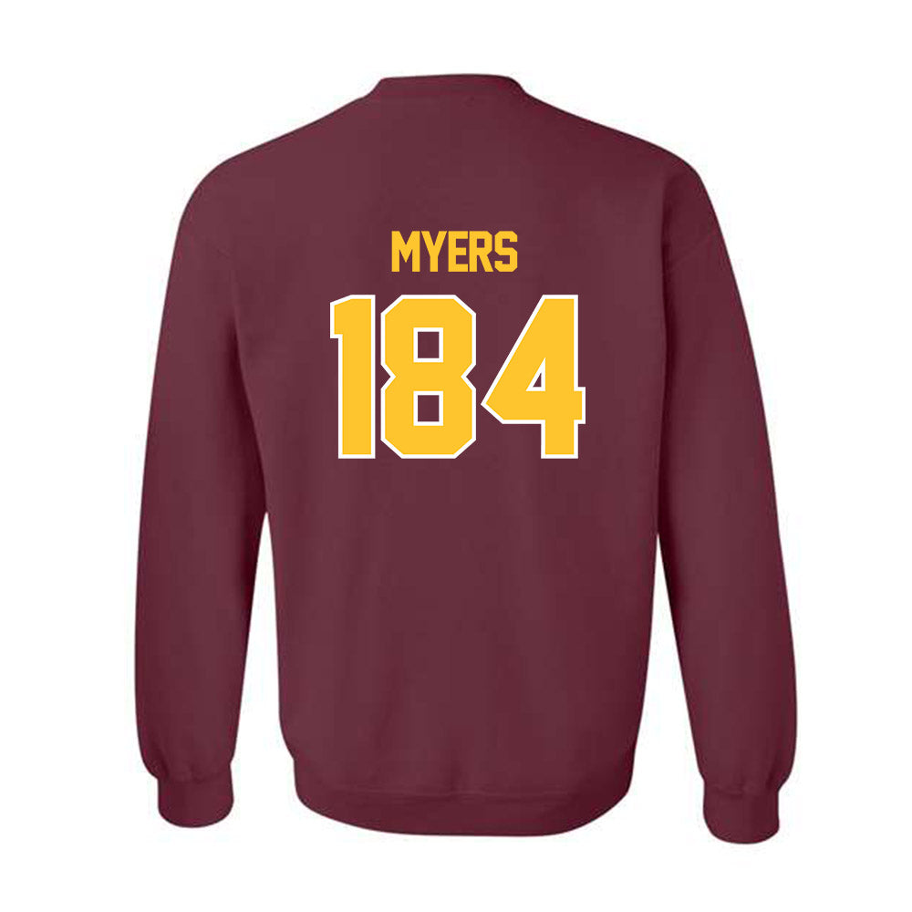 Central Michigan - NCAA Wrestling : Trey Myers - Classic Shersey Crewneck Sweatshirt-1
