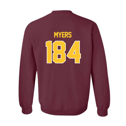 Central Michigan - NCAA Wrestling : Trey Myers - Classic Shersey Crewneck Sweatshirt-1