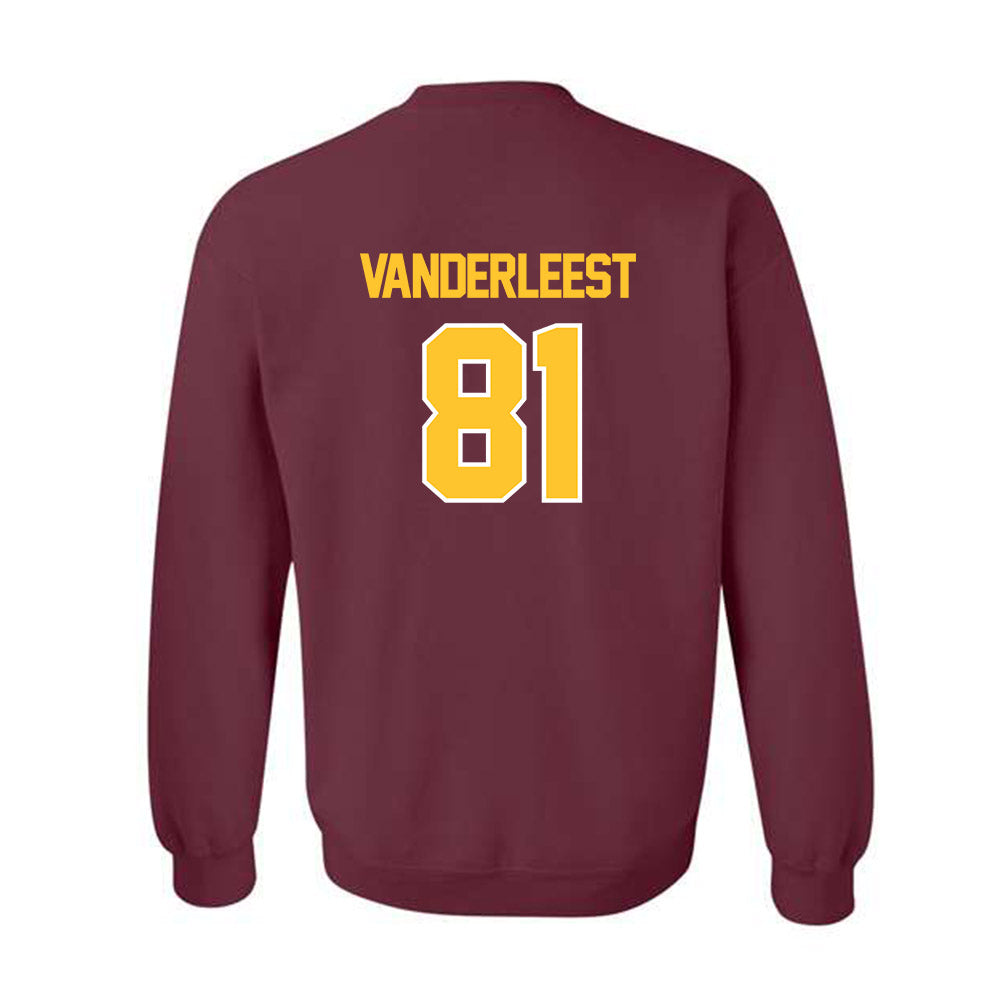 Central Michigan - NCAA Football : Tayte Vanderleest - Classic Shersey Crewneck Sweatshirt-1