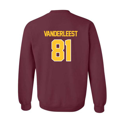 Central Michigan - NCAA Football : Tayte Vanderleest - Classic Shersey Crewneck Sweatshirt-1