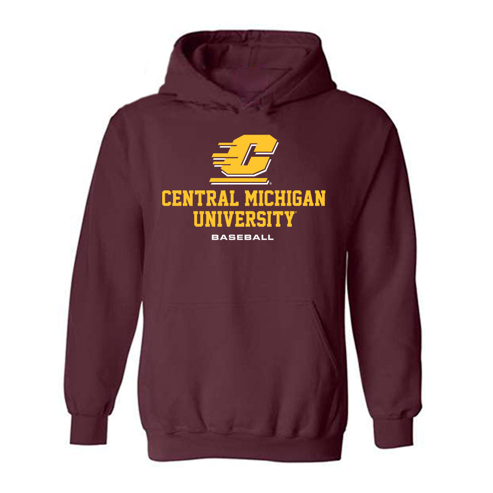 Central Michigan - NCAA Baseball : Zach Knowlton - Classic Shersey Hooded Sweatshirt-0