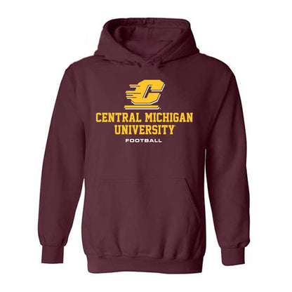 Central Michigan - NCAA Football : Nolan Anderson - Classic Shersey Hooded Sweatshirt-0