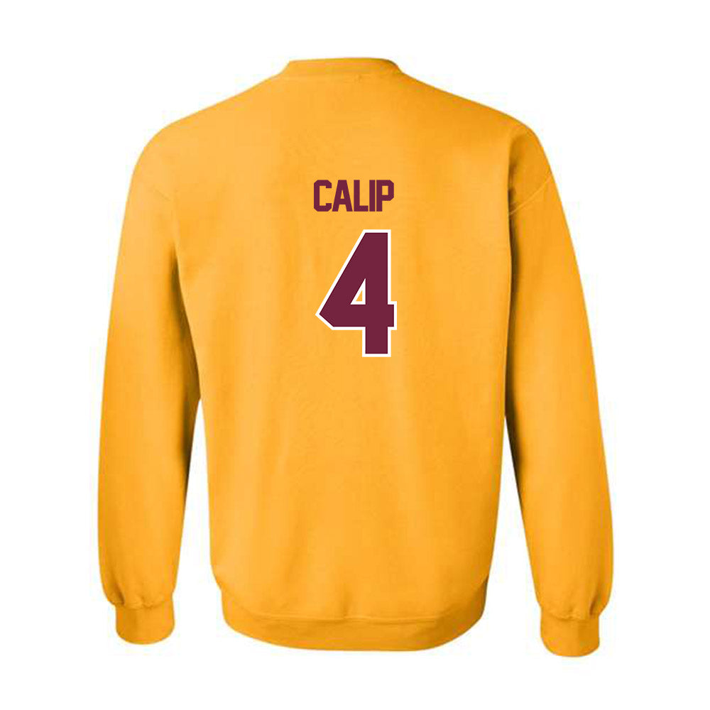 Central Michigan - NCAA Football : Jakivion Calip - Classic Shersey Crewneck Sweatshirt-1