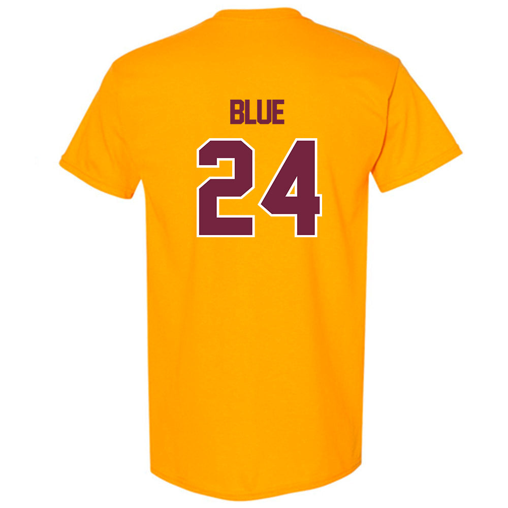 Central Michigan - NCAA Football : Vaughn Blue - Classic Shersey T-Shirt-1