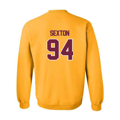 Central Michigan - NCAA Football : Matt Sexton - Classic Shersey Crewneck Sweatshirt-1