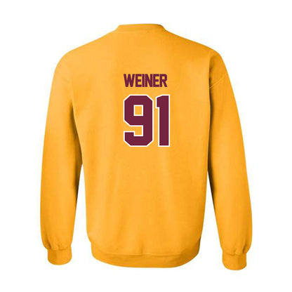 Central Michigan - NCAA Football : Aaron Weiner - Classic Shersey Crewneck Sweatshirt-1