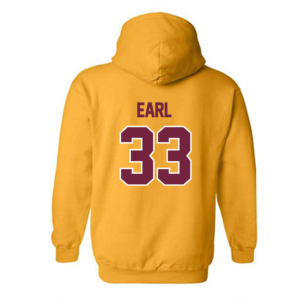 Central Michigan - NCAA Football : Victor Earl - Classic Shersey Hooded Sweatshirt-1