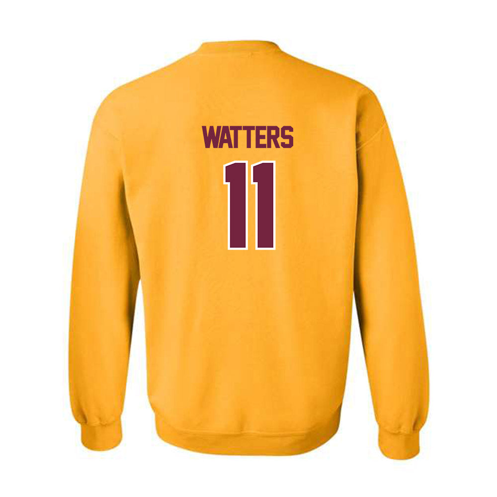 Central Michigan - NCAA Football : Ryland Watters - Classic Shersey Crewneck Sweatshirt-1