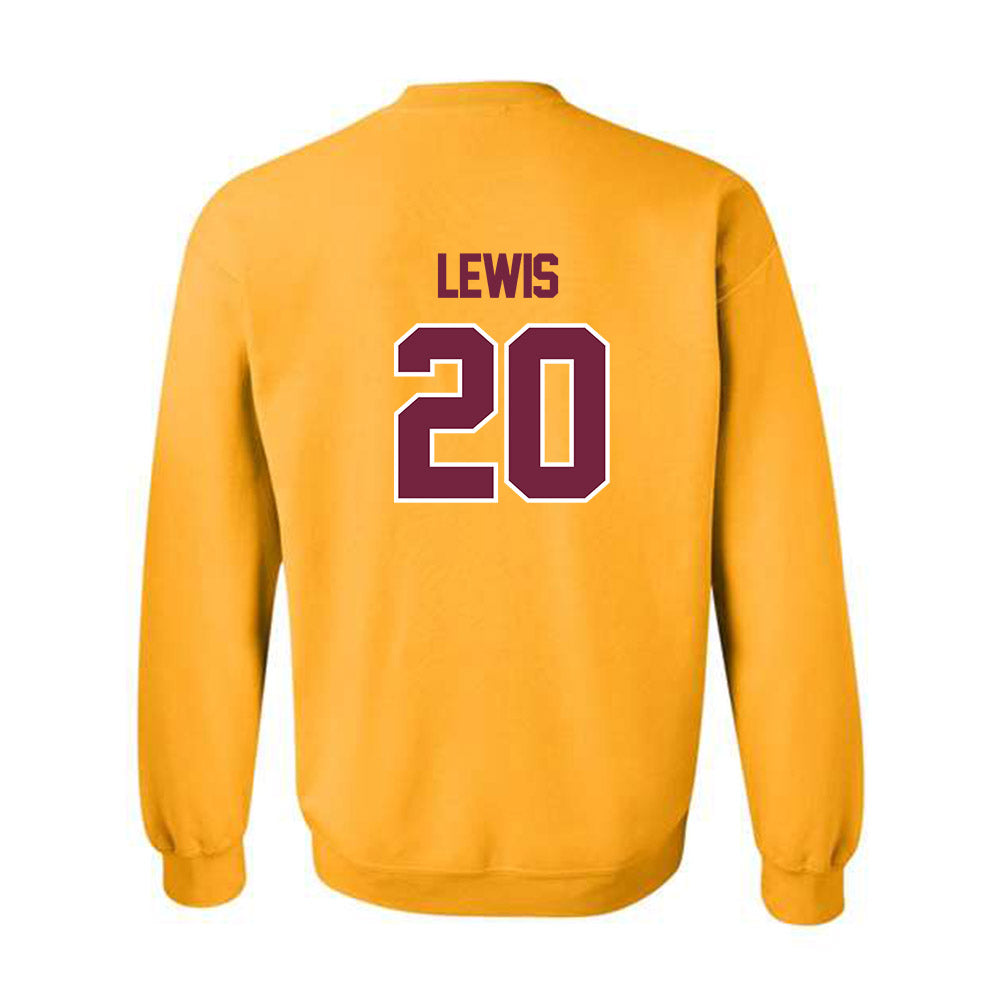 Central Michigan - NCAA Football : Langston Lewis - Classic Shersey Crewneck Sweatshirt-1