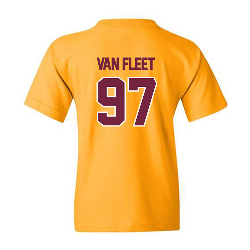 Central Michigan - NCAA Football : Maxwell Van Fleet - Classic Shersey Youth T-Shirt-1