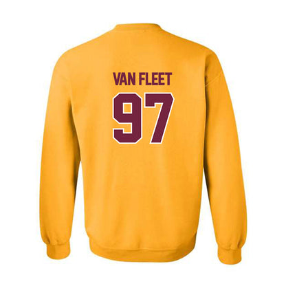 Central Michigan - NCAA Football : Maxwell Van Fleet - Classic Shersey Crewneck Sweatshirt-1