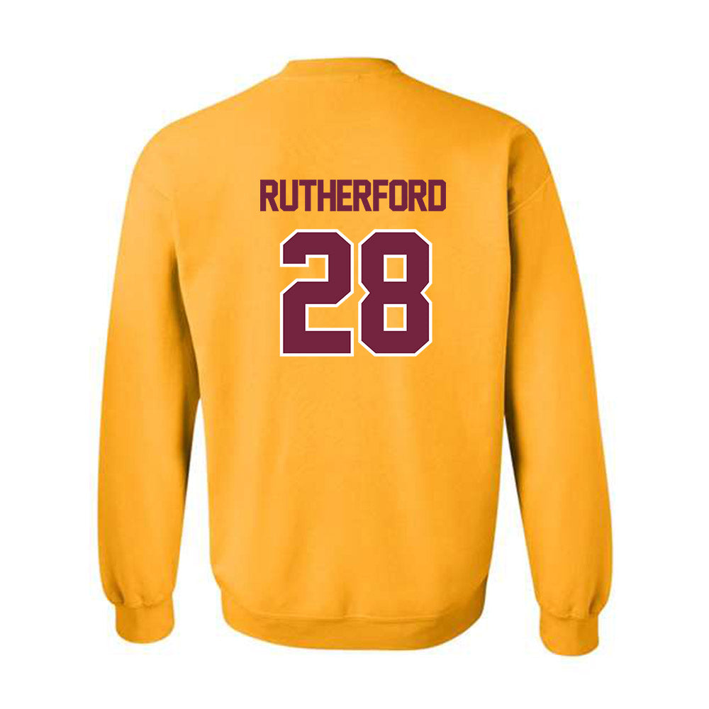 Central Michigan - NCAA Baseball : Cal Rutherford - Classic Shersey Crewneck Sweatshirt-1
