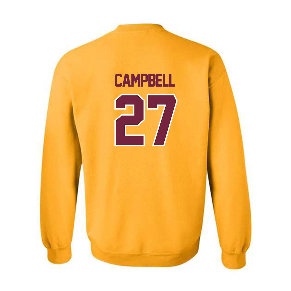 Central Michigan - NCAA Football : Tysen Campbell - Classic Shersey Crewneck Sweatshirt-1