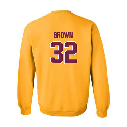 Central Michigan - NCAA Football : Donovan Brown - Classic Shersey Crewneck Sweatshirt-1