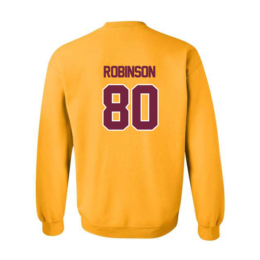 Central Michigan - NCAA Football : Avin Robinson - Classic Shersey Crewneck Sweatshirt-1
