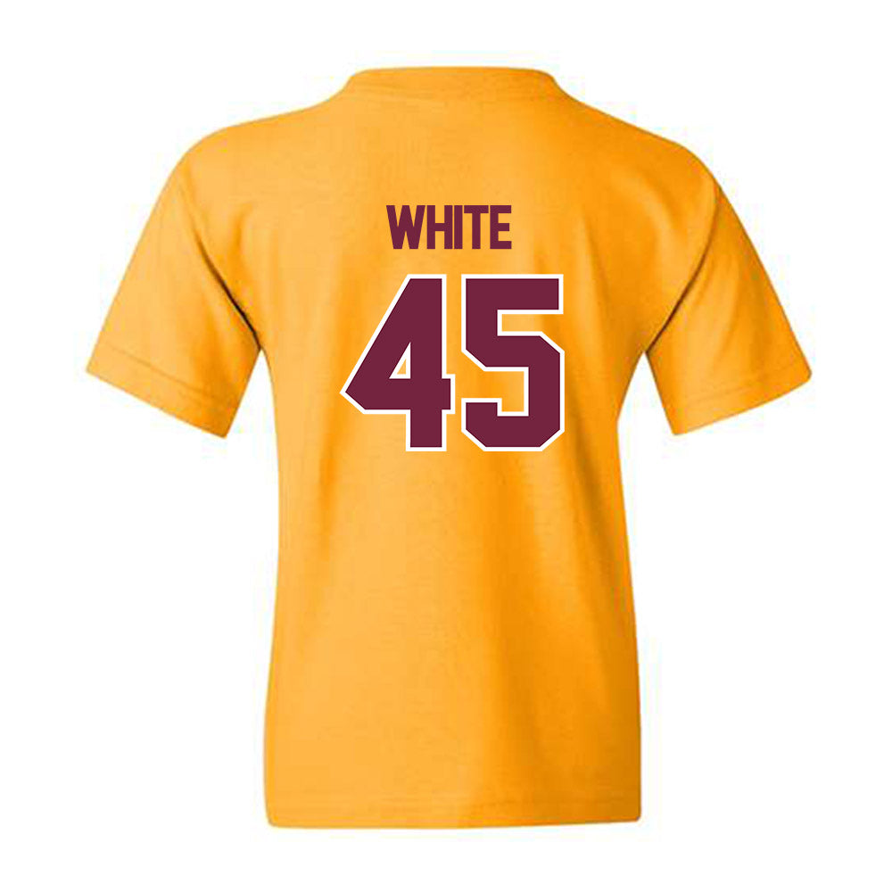 Central Michigan - NCAA Football : Xavier White - Classic Shersey Youth T-Shirt-1