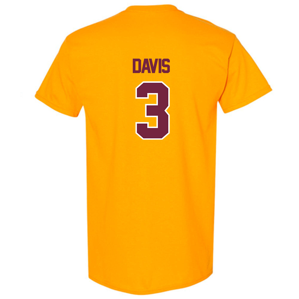 Central Michigan - NCAA Football : Tyson Davis - Classic Shersey T-Shirt-1