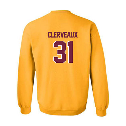 Central Michigan - NCAA Football : Jayden Clerveaux - Classic Shersey Crewneck Sweatshirt-1
