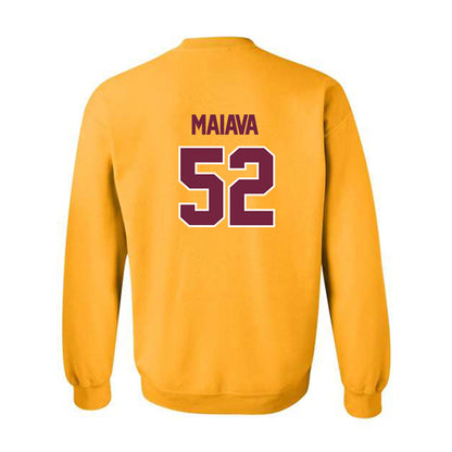 Central Michigan - NCAA Football : Dom Maiava - Classic Shersey Crewneck Sweatshirt-1
