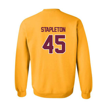 Central Michigan - NCAA Football : Jordan Stapleton - Classic Shersey Crewneck Sweatshirt-1