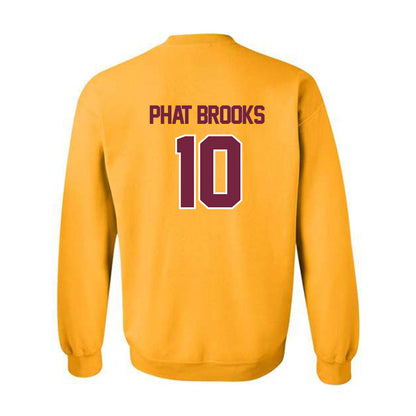 Central Michigan - NCAA Men's Basketball : Phat Phat Brooks - Classic Shersey Crewneck Sweatshirt-1