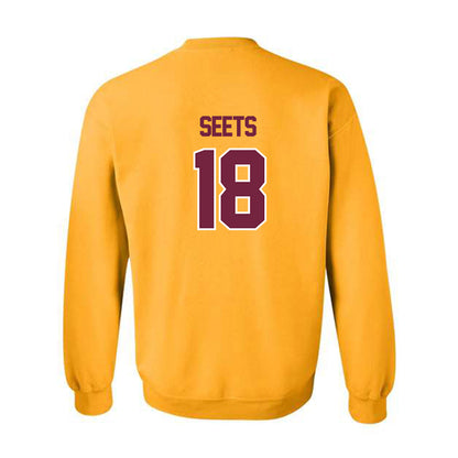 Central Michigan - NCAA Football : Geno Seets - Classic Shersey Crewneck Sweatshirt-1