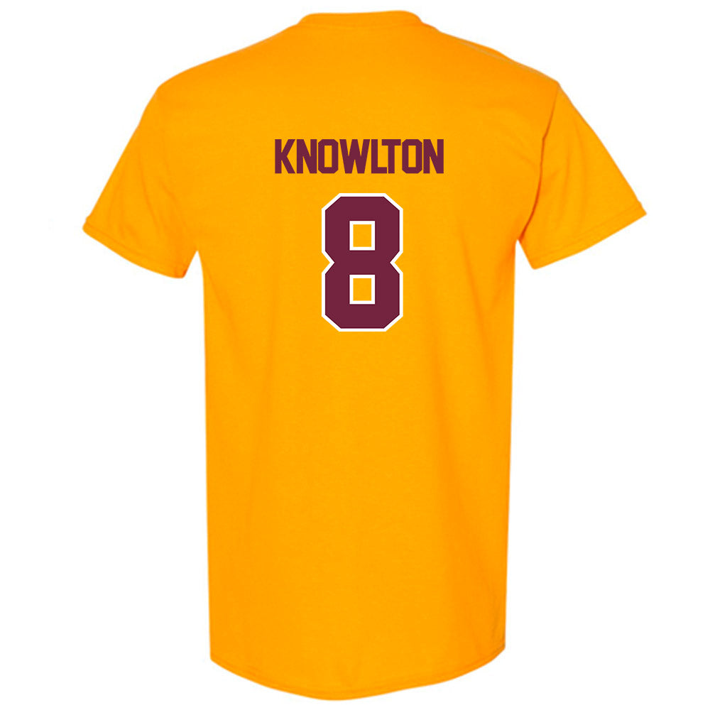 Central Michigan - NCAA Baseball : Zach Knowlton - Classic Shersey T-Shirt-1