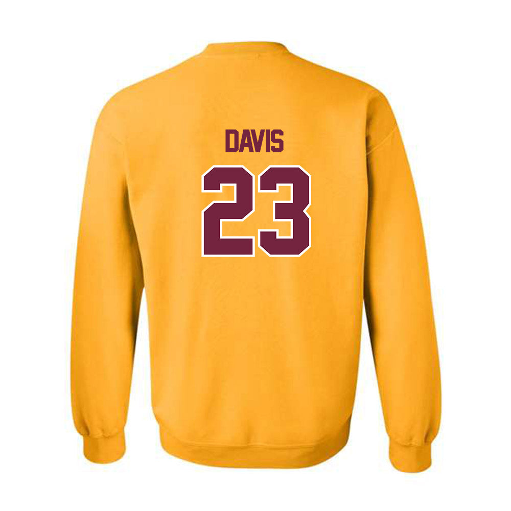 Central Michigan - NCAA Women's Basketball : Summer Davis - Classic Shersey Crewneck Sweatshirt-1