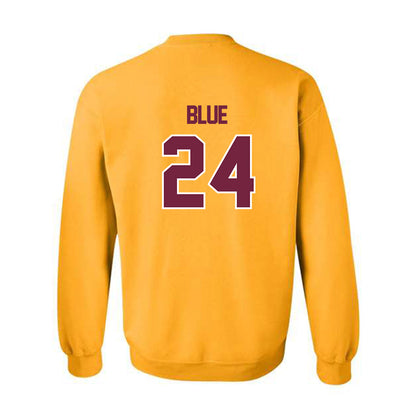 Central Michigan - NCAA Football : Vaughn Blue - Classic Shersey Crewneck Sweatshirt-1