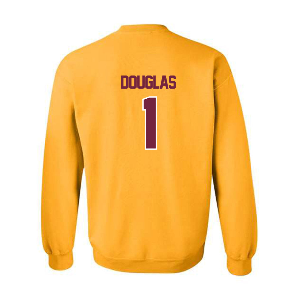 Central Michigan - NCAA Football : JJ Douglas - Classic Shersey Crewneck Sweatshirt-1