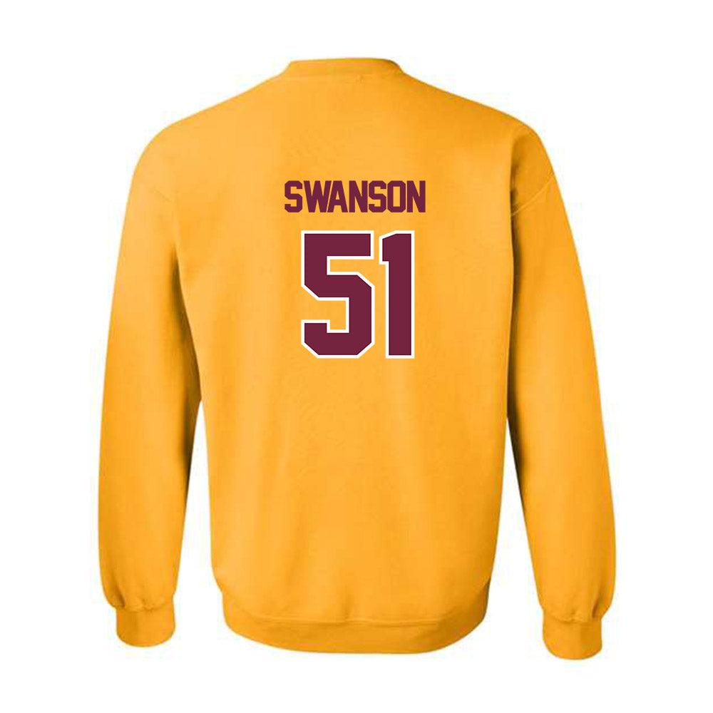 Central Michigan - NCAA Football : Landon Swanson - Classic Shersey Crewneck Sweatshirt-1