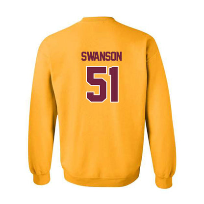 Central Michigan - NCAA Football : Landon Swanson - Classic Shersey Crewneck Sweatshirt-1