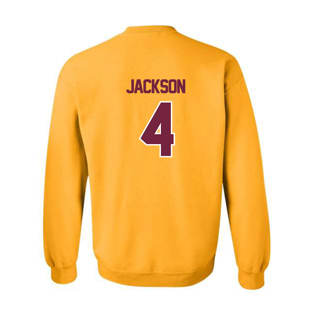 Central Michigan - NCAA Football : Jaion Jackson - Classic Shersey Crewneck Sweatshirt-1