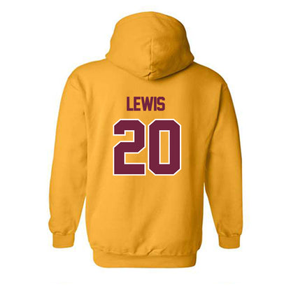 Central Michigan - NCAA Football : Langston Lewis - Classic Shersey Hooded Sweatshirt-1
