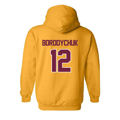 Central Michigan - NCAA Football : Logan Borodychuk - Classic Shersey Hooded Sweatshirt-1