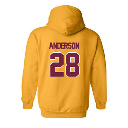Central Michigan - NCAA Football : Nolan Anderson - Classic Shersey Hooded Sweatshirt-1