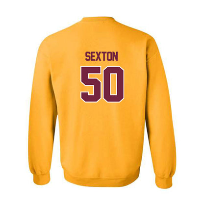 Central Michigan - NCAA Football : Matt Sexton - Classic Shersey Crewneck Sweatshirt-1