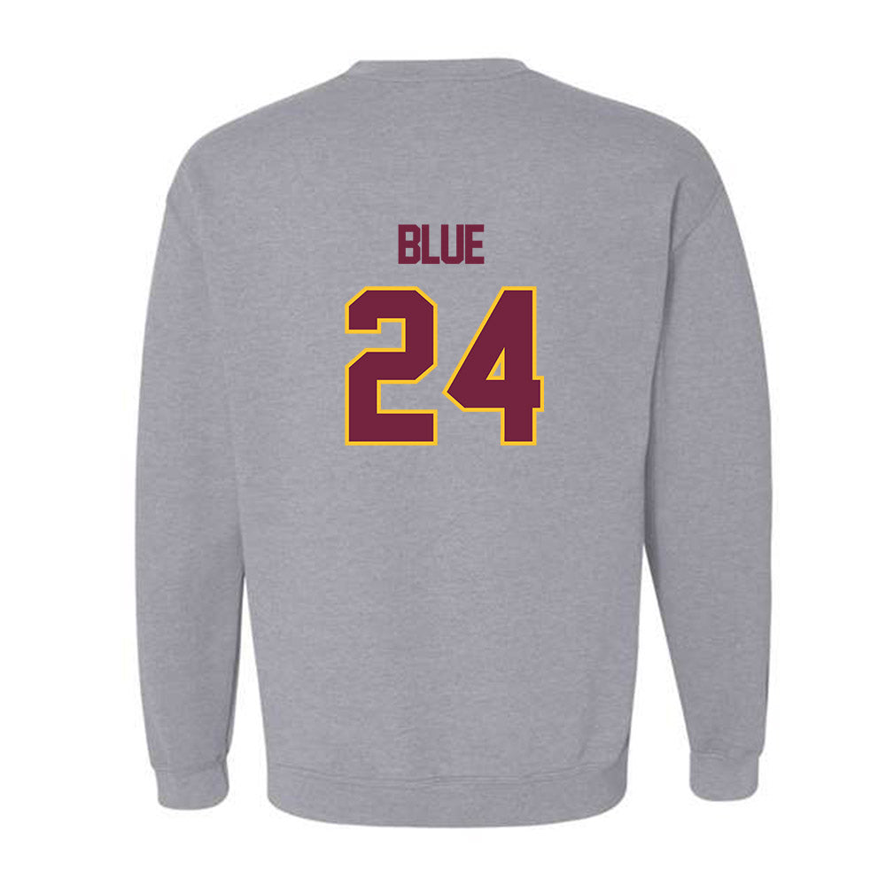 Central Michigan - NCAA Football : Vaughn Blue - Classic Shersey Crewneck Sweatshirt-1