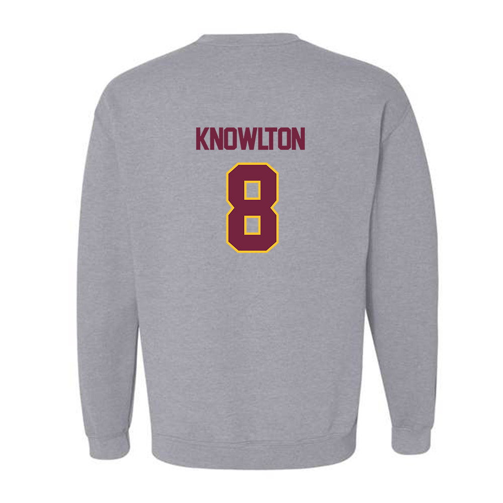 Central Michigan - NCAA Baseball : Zach Knowlton - Classic Shersey Crewneck Sweatshirt-1