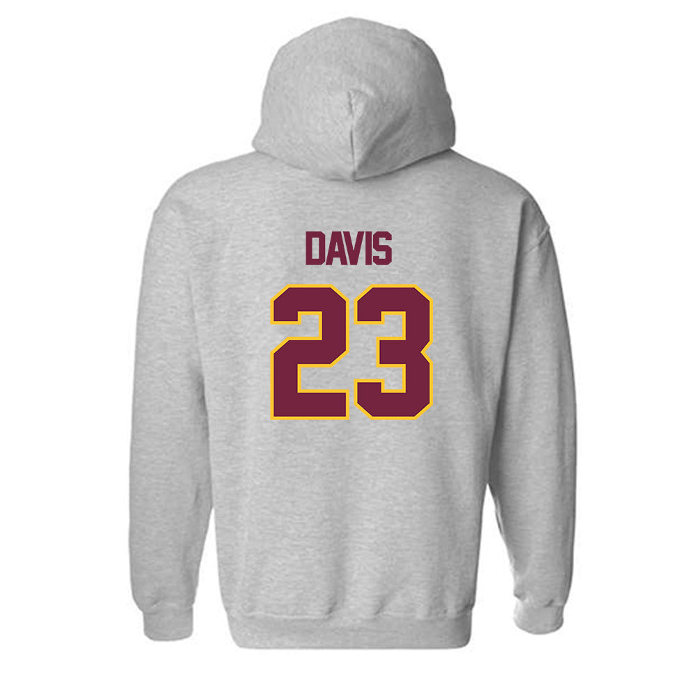 Central Michigan - NCAA Women's Basketball : Summer Davis - Classic Shersey Hooded Sweatshirt-1