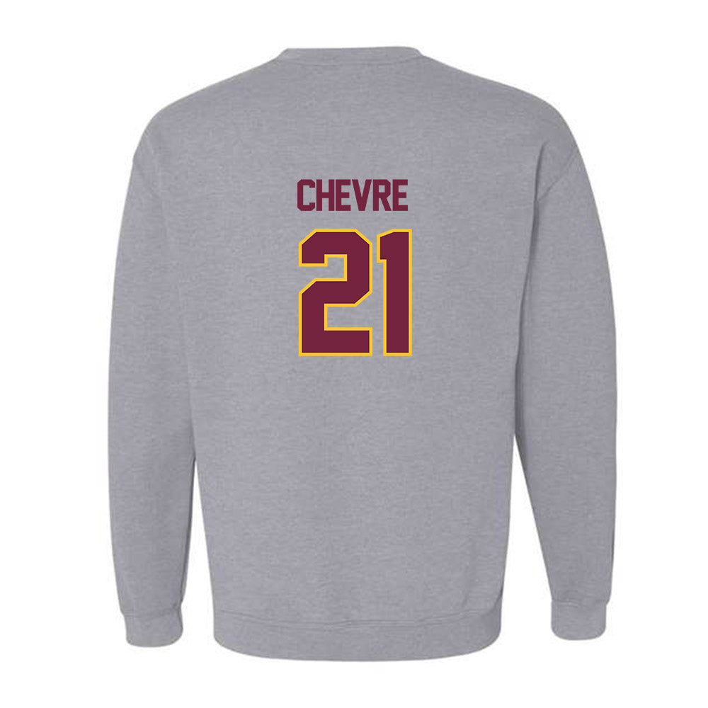 Central Michigan - NCAA Women's Basketball : Zareia Chevre - Classic Shersey Crewneck Sweatshirt-1
